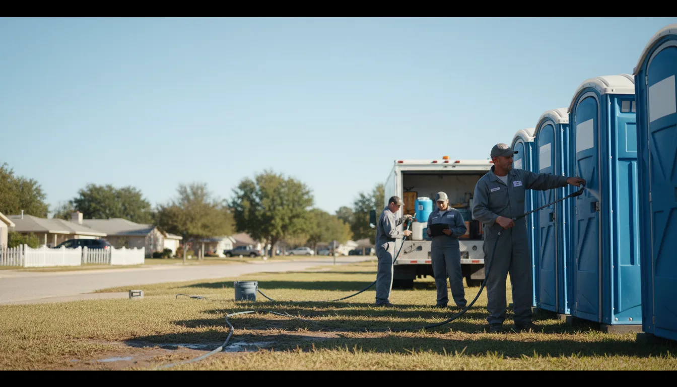 Long-Term Portable Toilet Rental in Sparta, IL near me